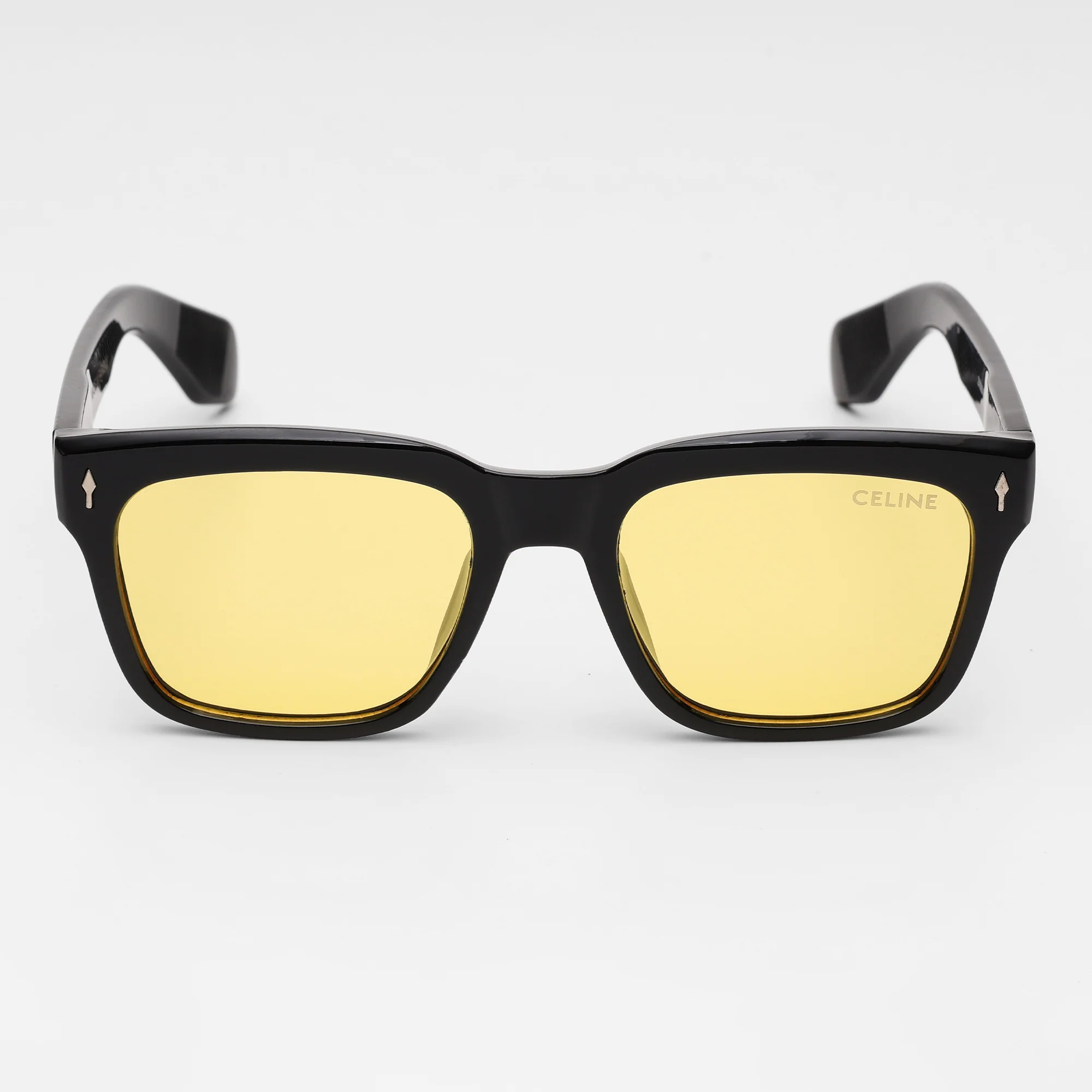 Celine Bold Yellow Lens  Sunglasses - Image 3