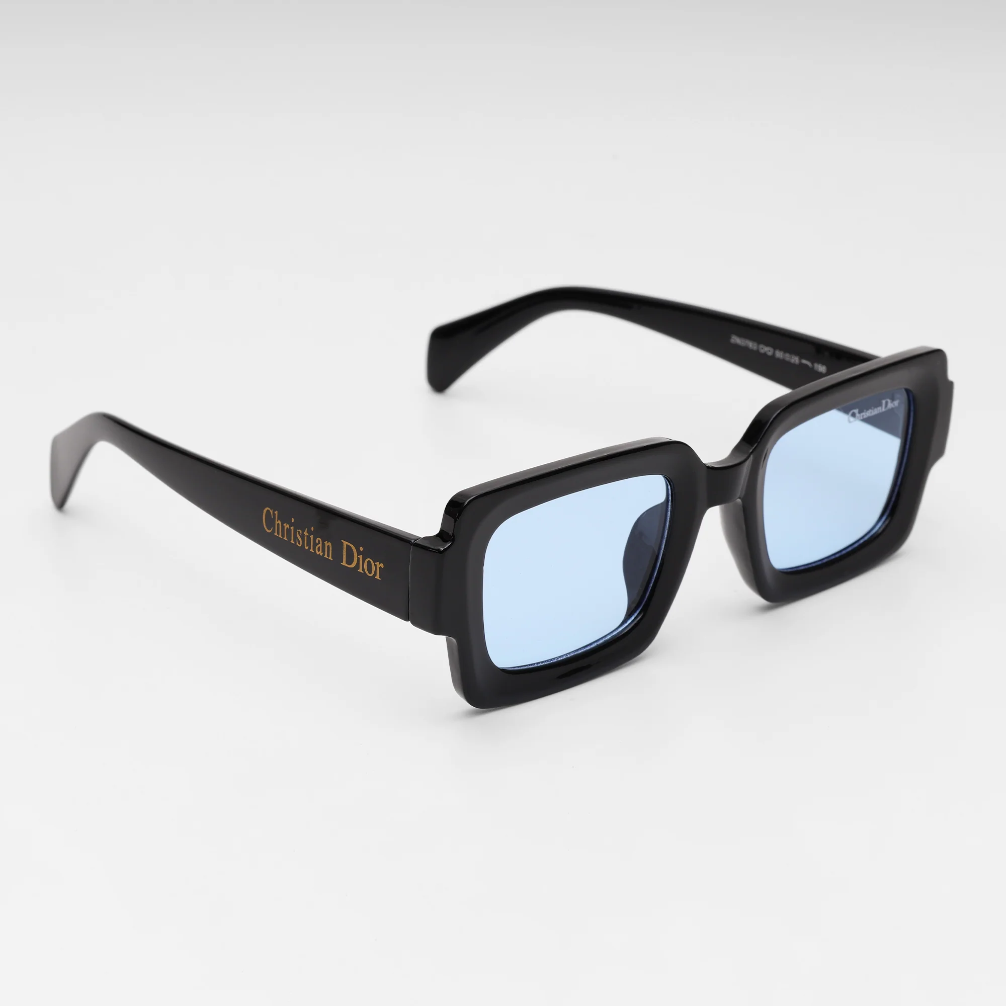 “Frosted Blue Statement” Square Sunglasses - Image 4