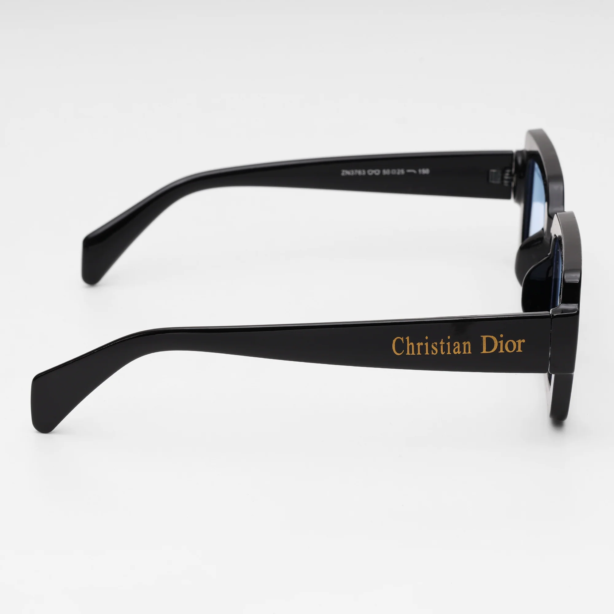 “Frosted Blue Statement” Square Sunglasses - Image 5