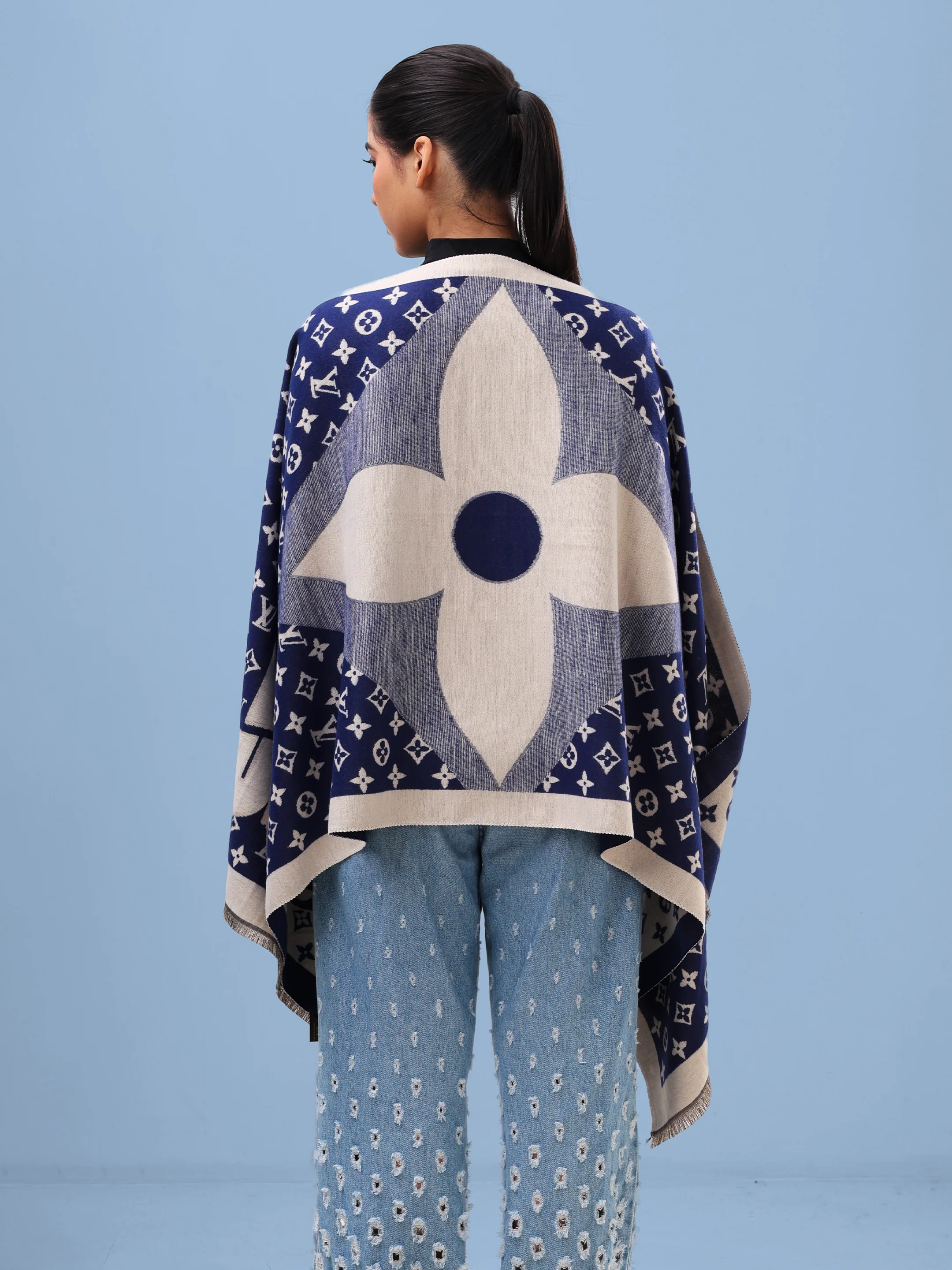 Heritage Monogram Knit Scarf - Image 5