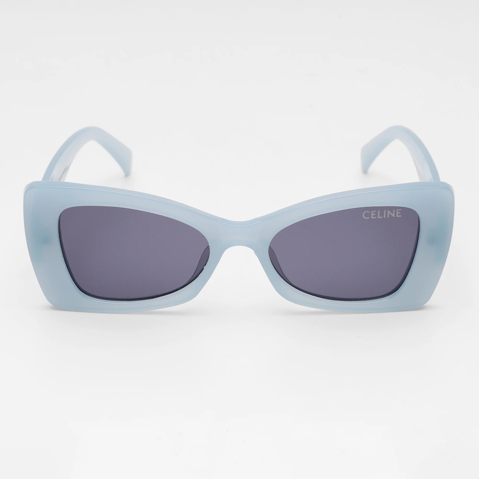 Ice Blue Cat-Eye Sunglasses by Celine - Image 4