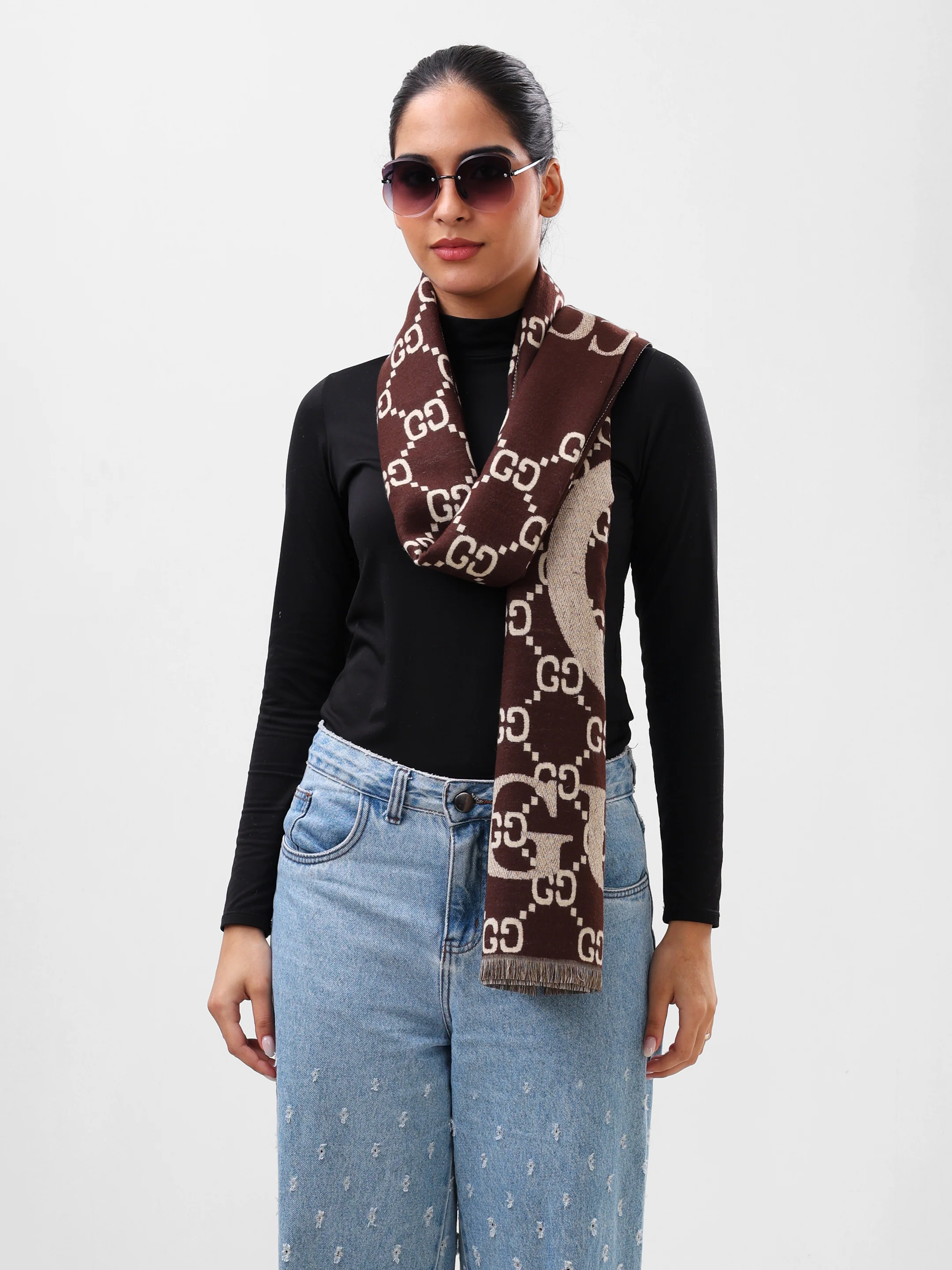 Monogram Heritage Scarf - Image 3