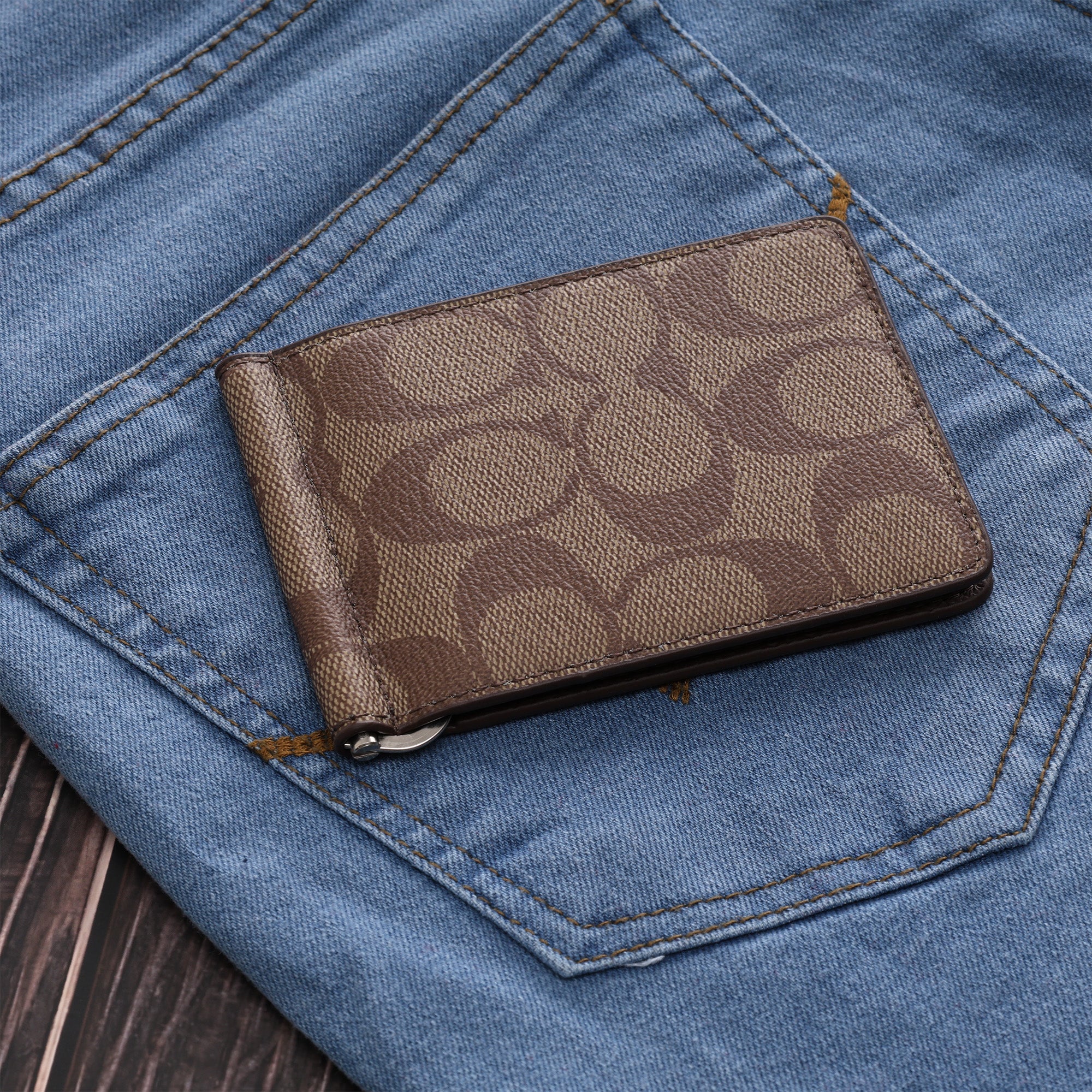 Signature Canvas Bifold Wallet - Image 5