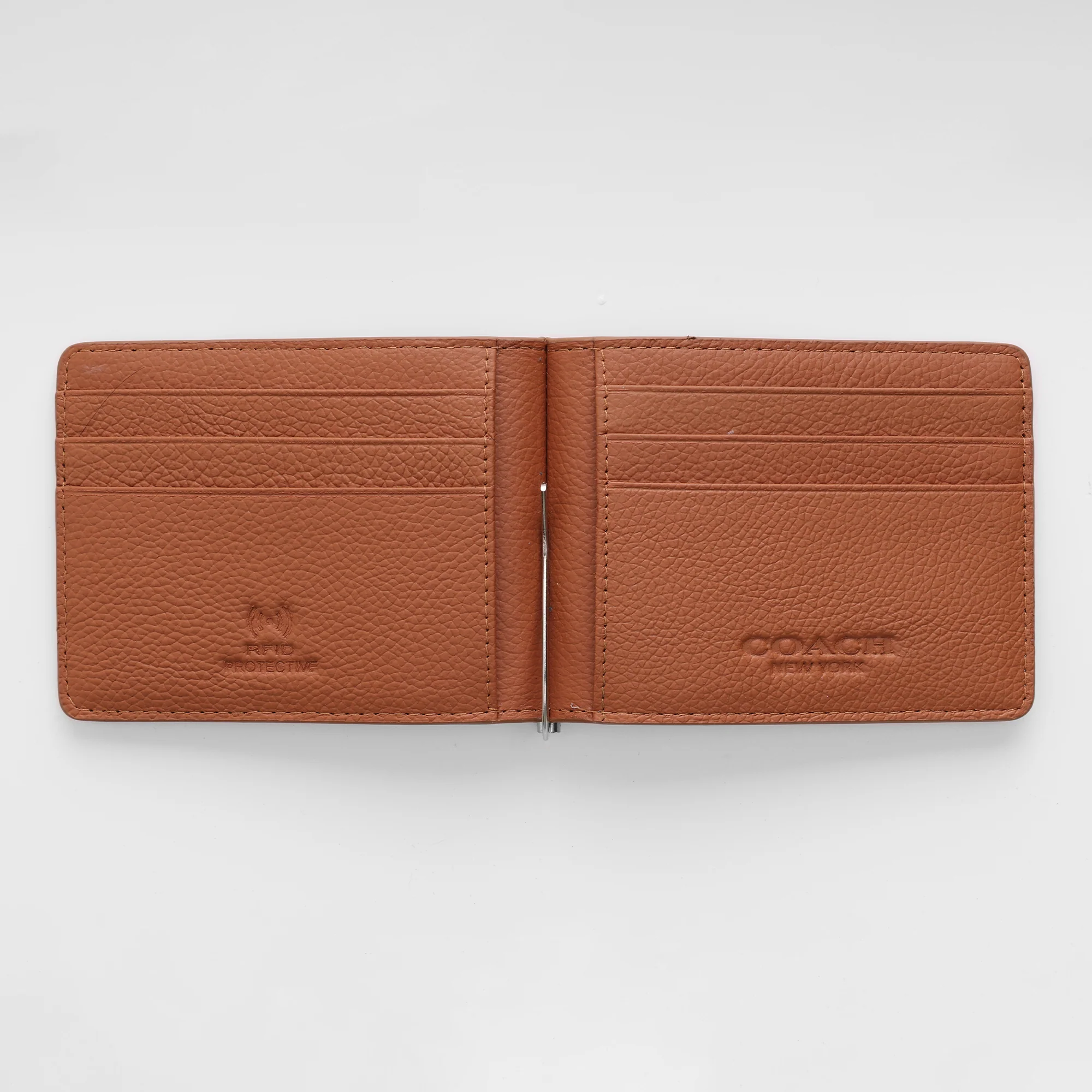 Signature Slim Wallet – Khaki Tan - Image 4