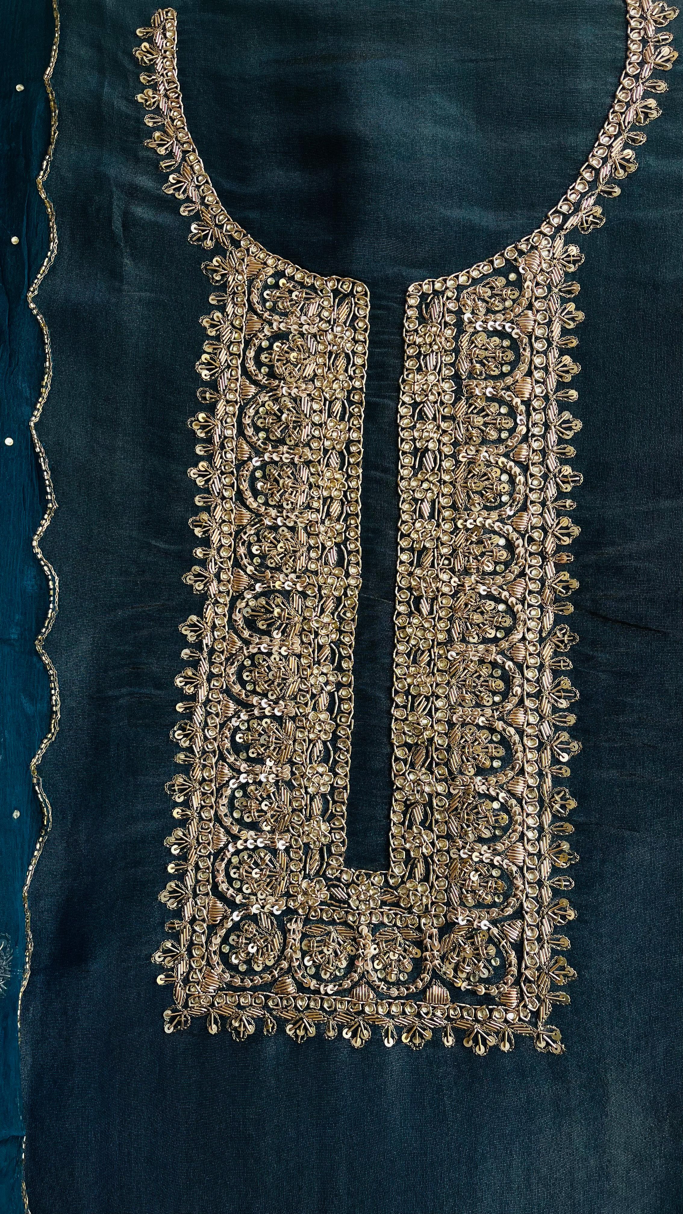 Stunning Blue Unstitched Suit - Image 3